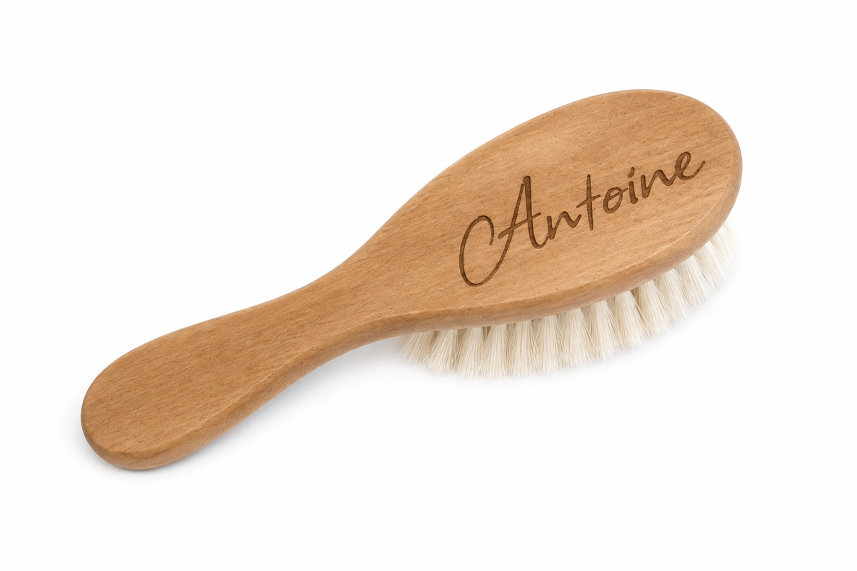 Brosse bébé personnalisée