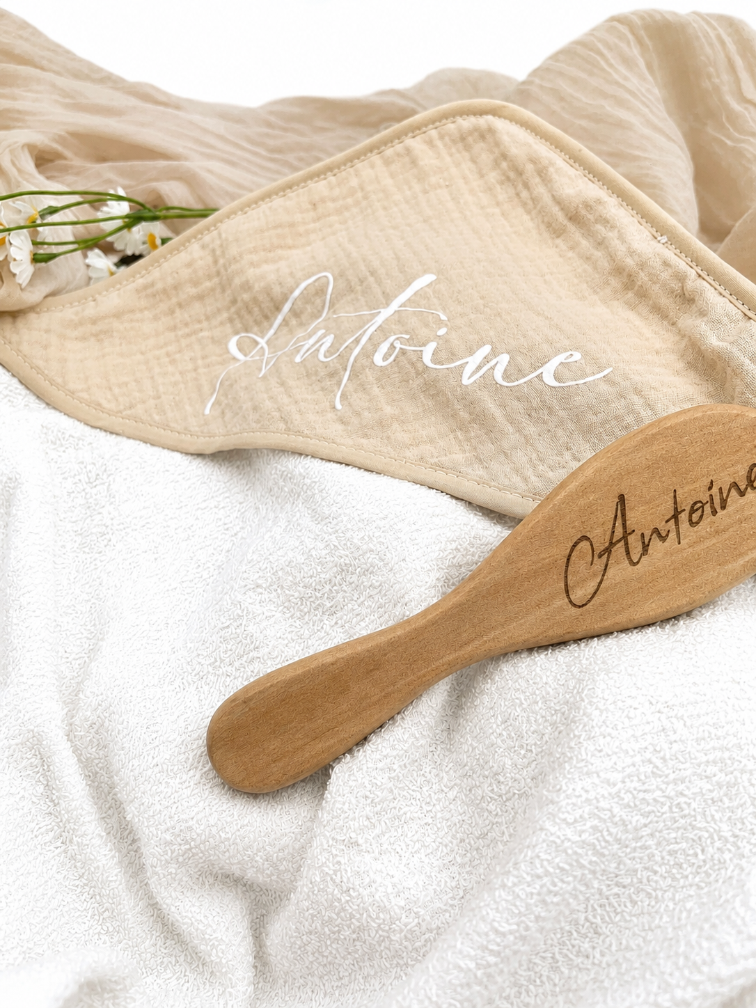 Brosse bébé personnalisée