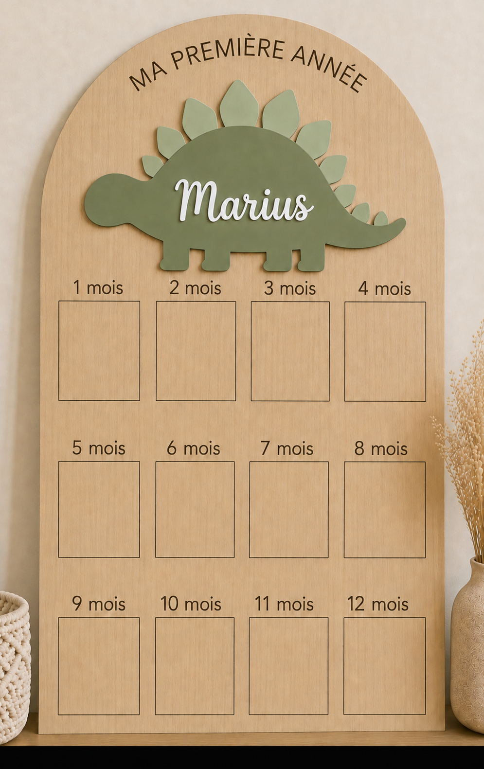 Pancarte Bois Ma première année