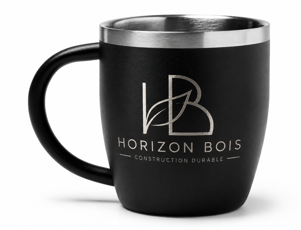 Tasse isotherme inox personnalisée