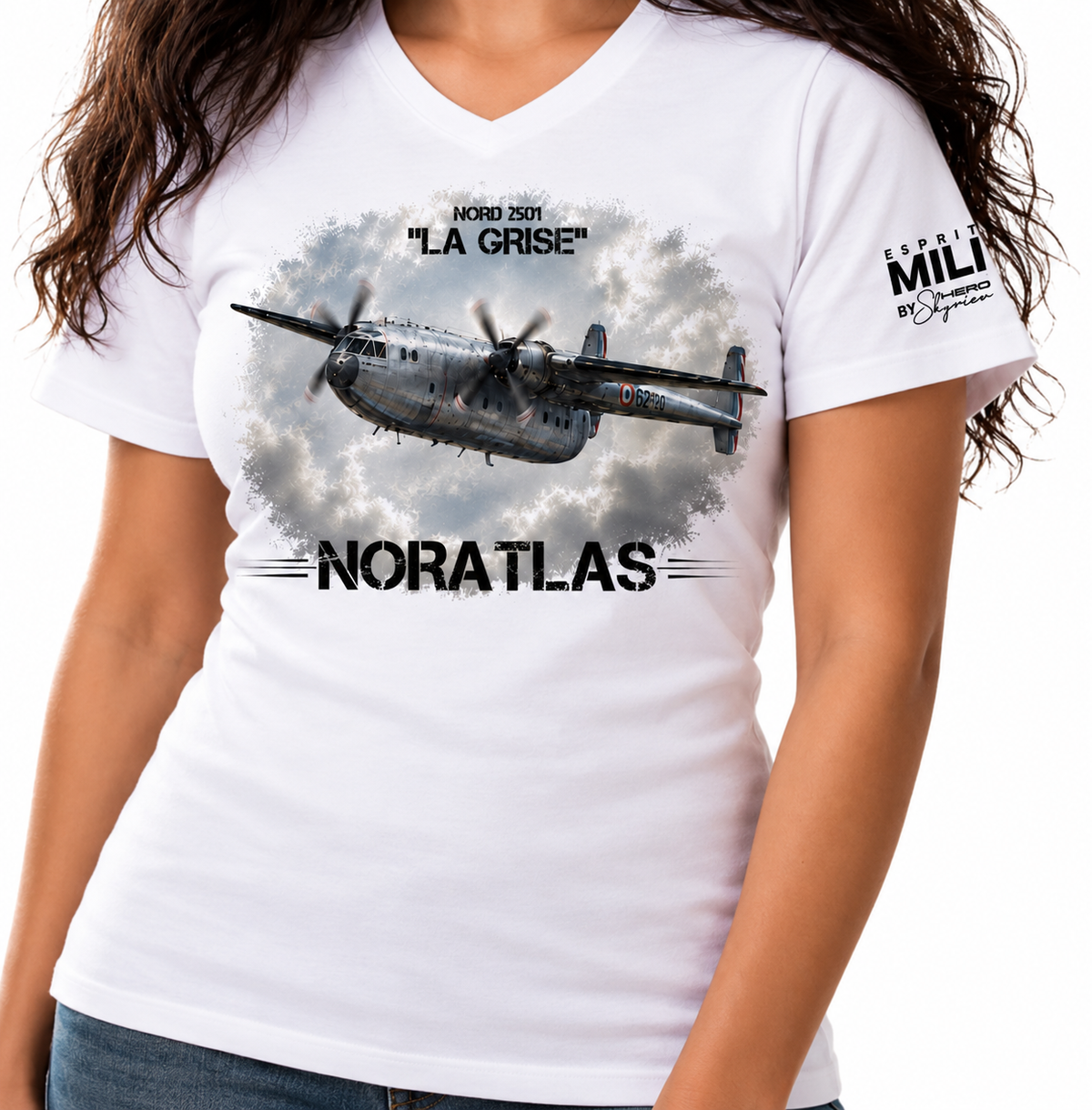 T-shirt femme Transall/Noratlas - Esprit Mili