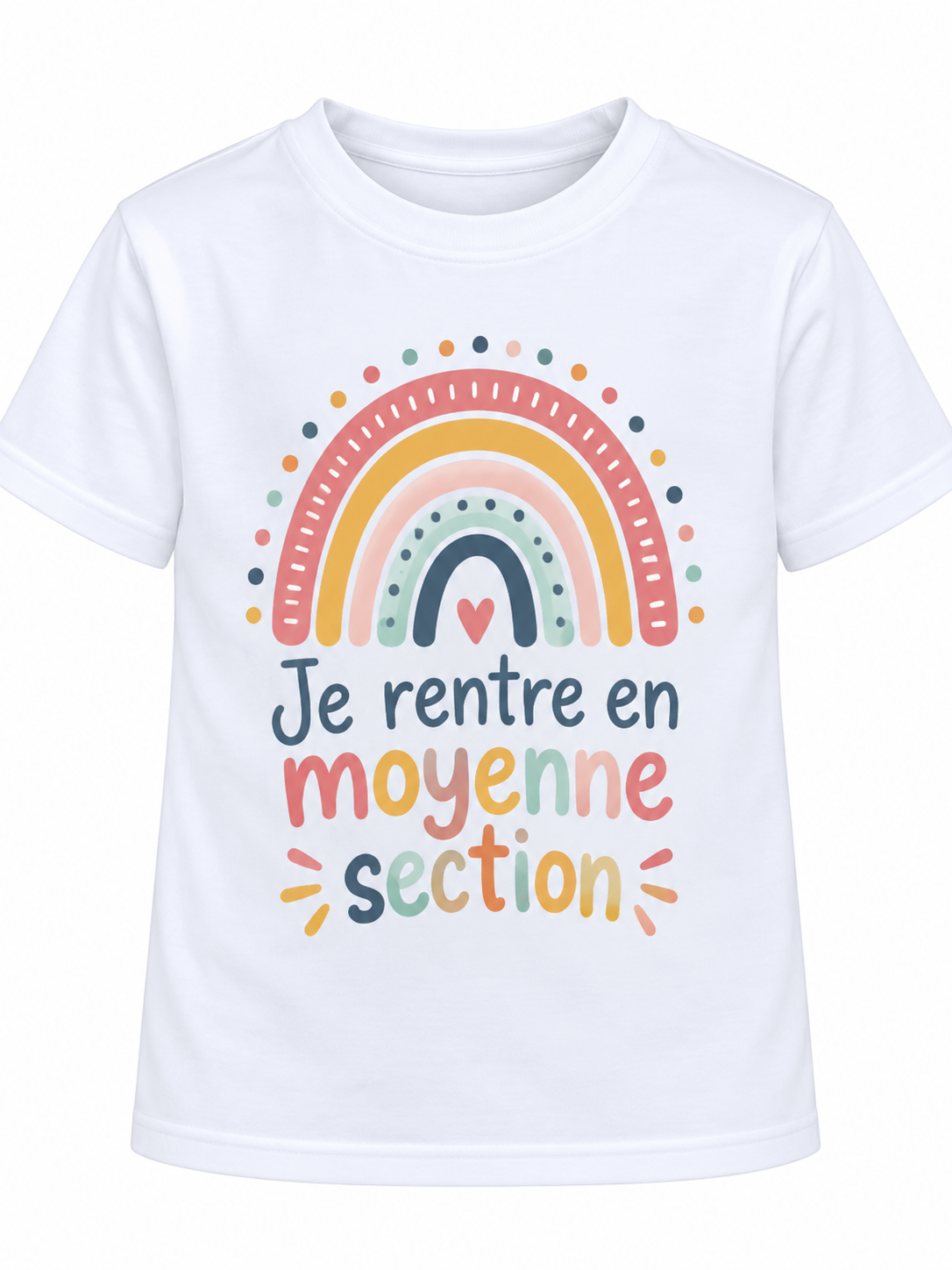 T-shirt enfant rentrée scolaire