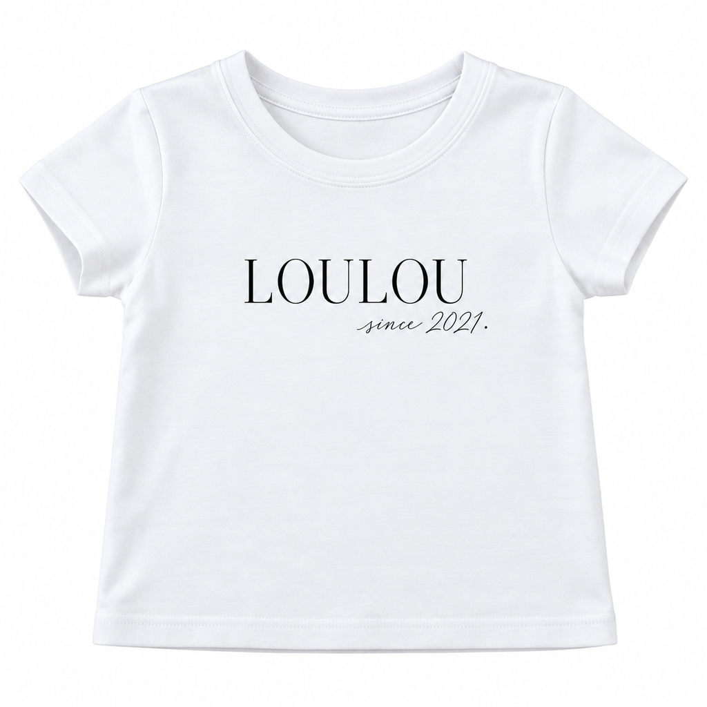 T-shirt bébé personnalisé