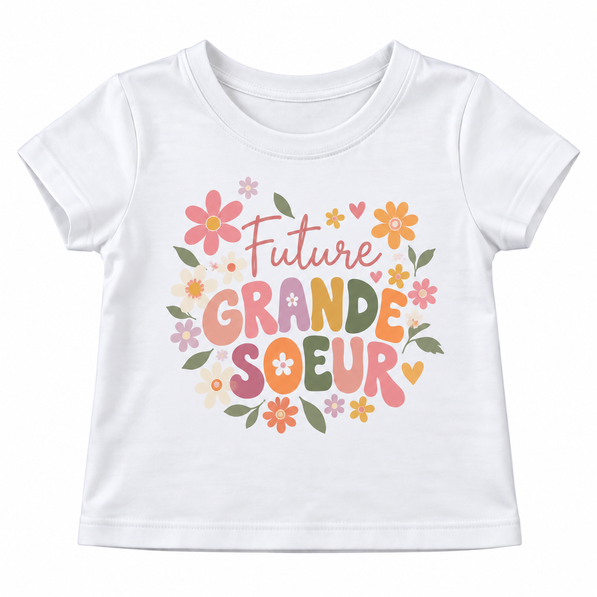 T-shirt bébé personnalisé annonce