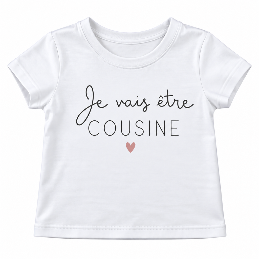 T-shirt bébé personnalisé annonce