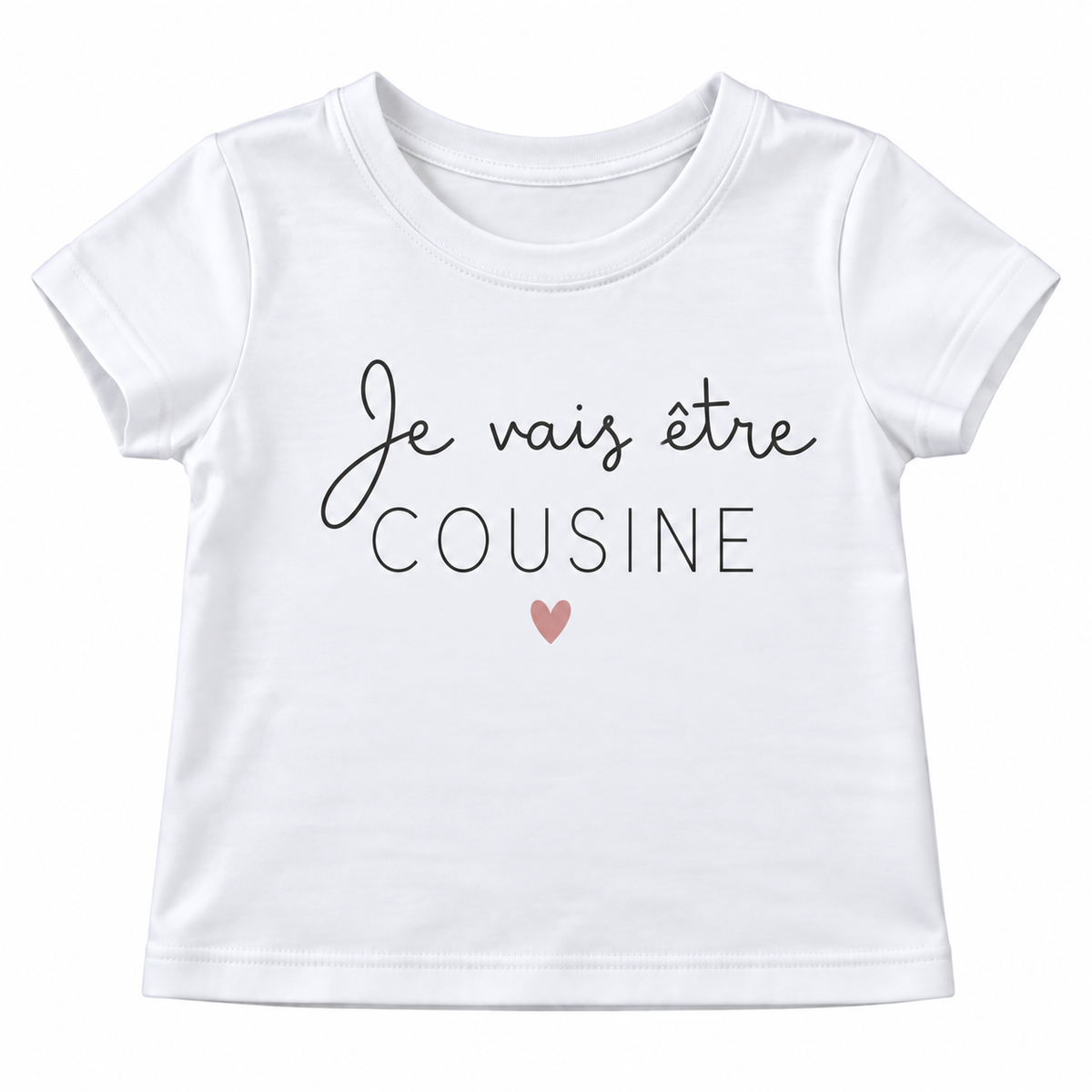 T-shirt bébé personnalisé annonce
