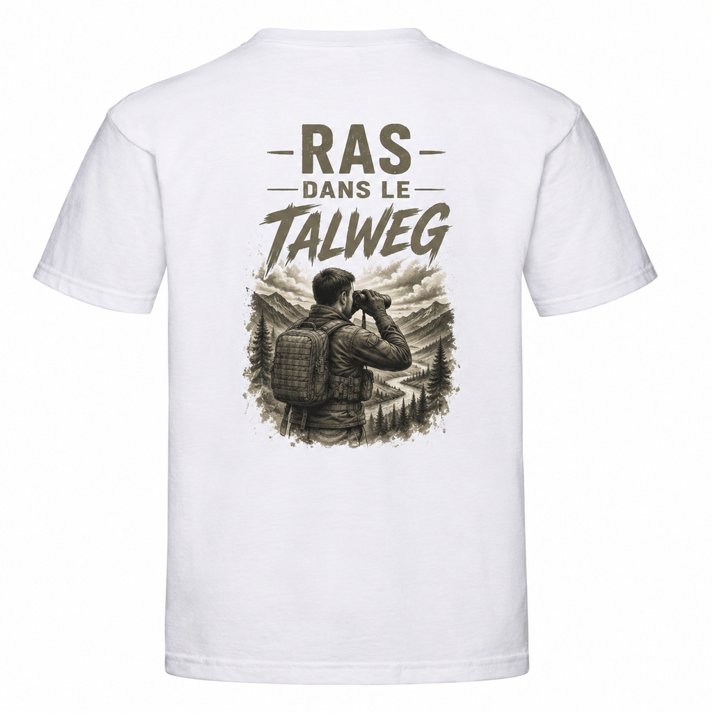 T-shirt homme RAS dans le Talweg - Esprit Mili