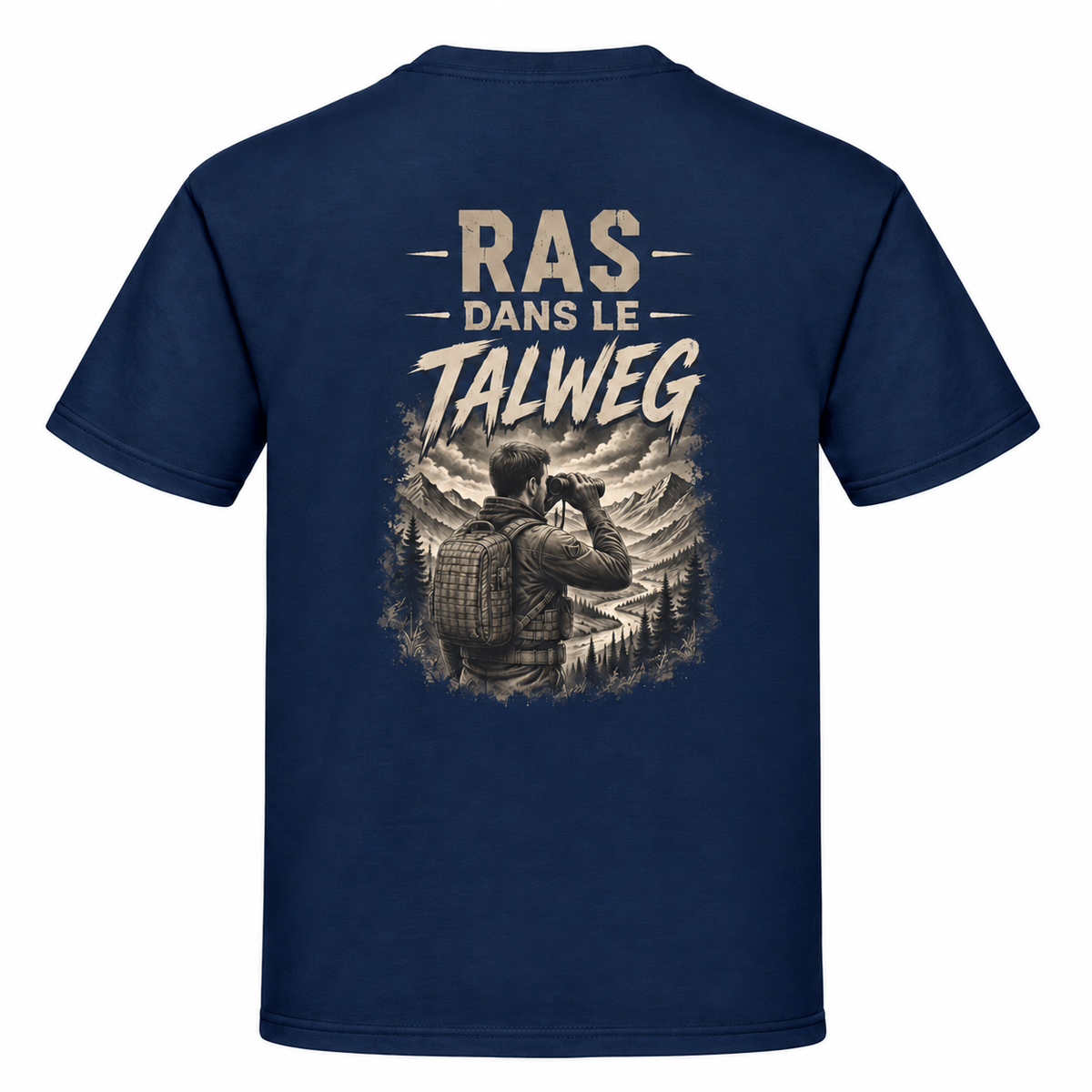 T-shirt homme RAS dans le Talweg - Esprit Mili