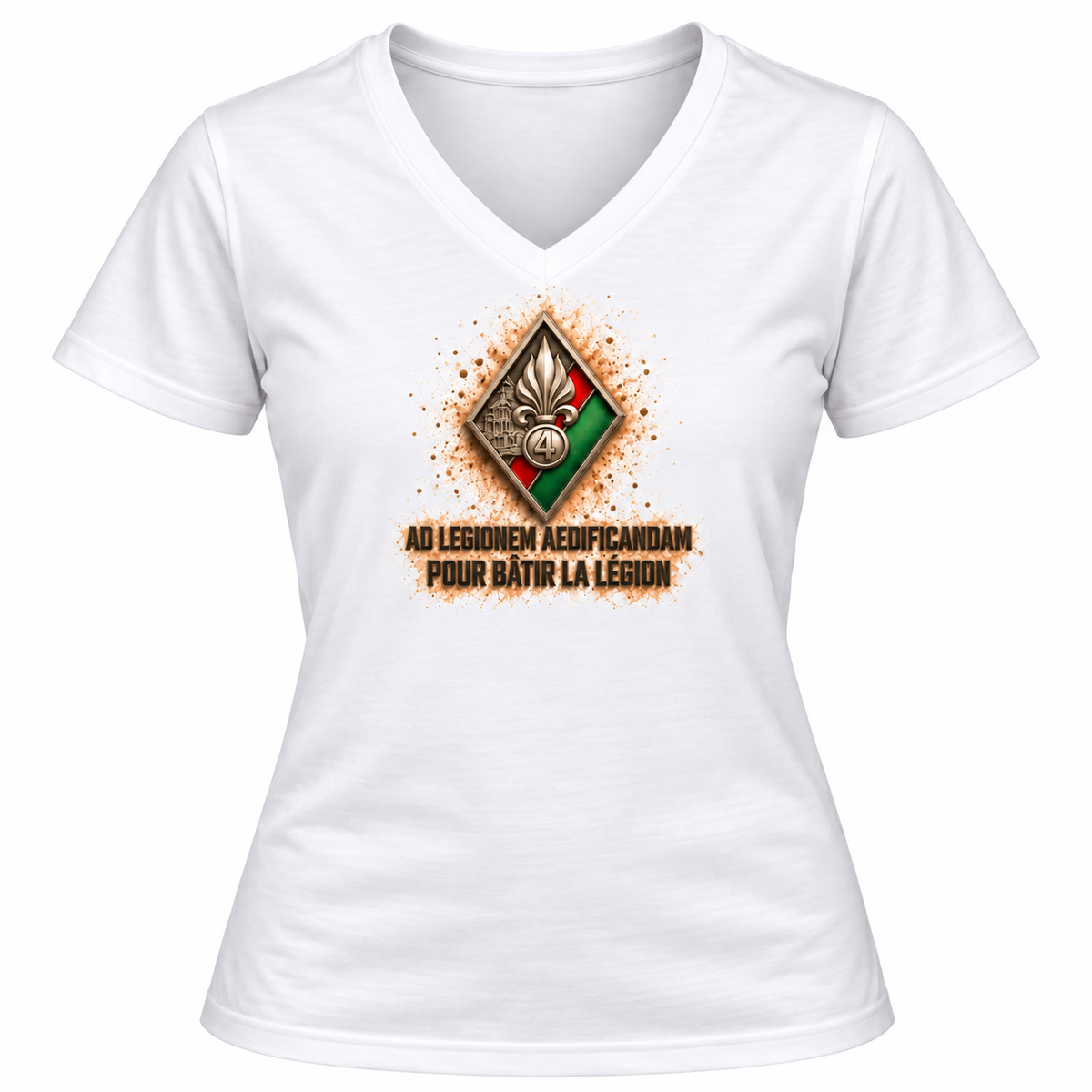T-shirt femme emblème - Esprit mili