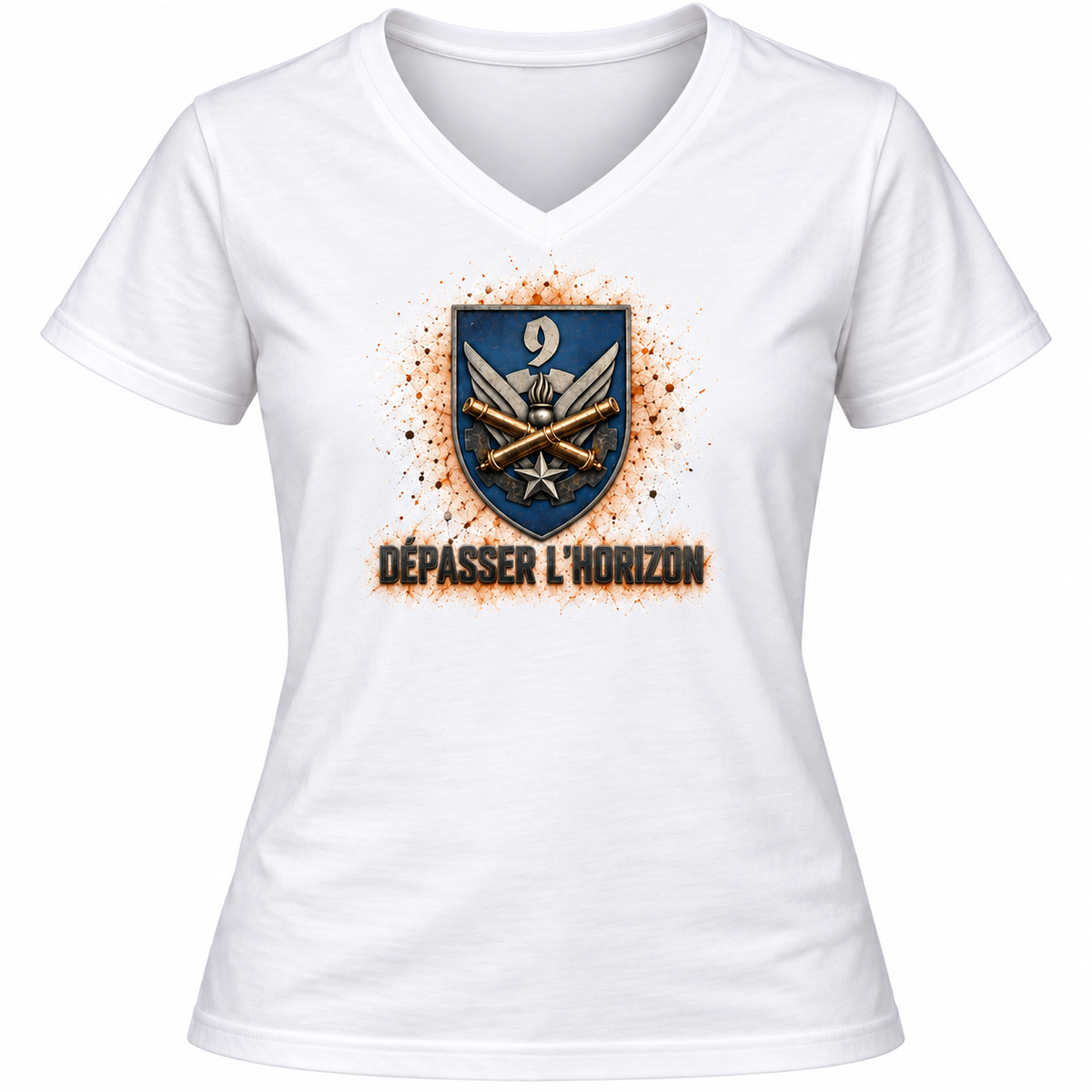 T-shirt femme emblème - Esprit mili