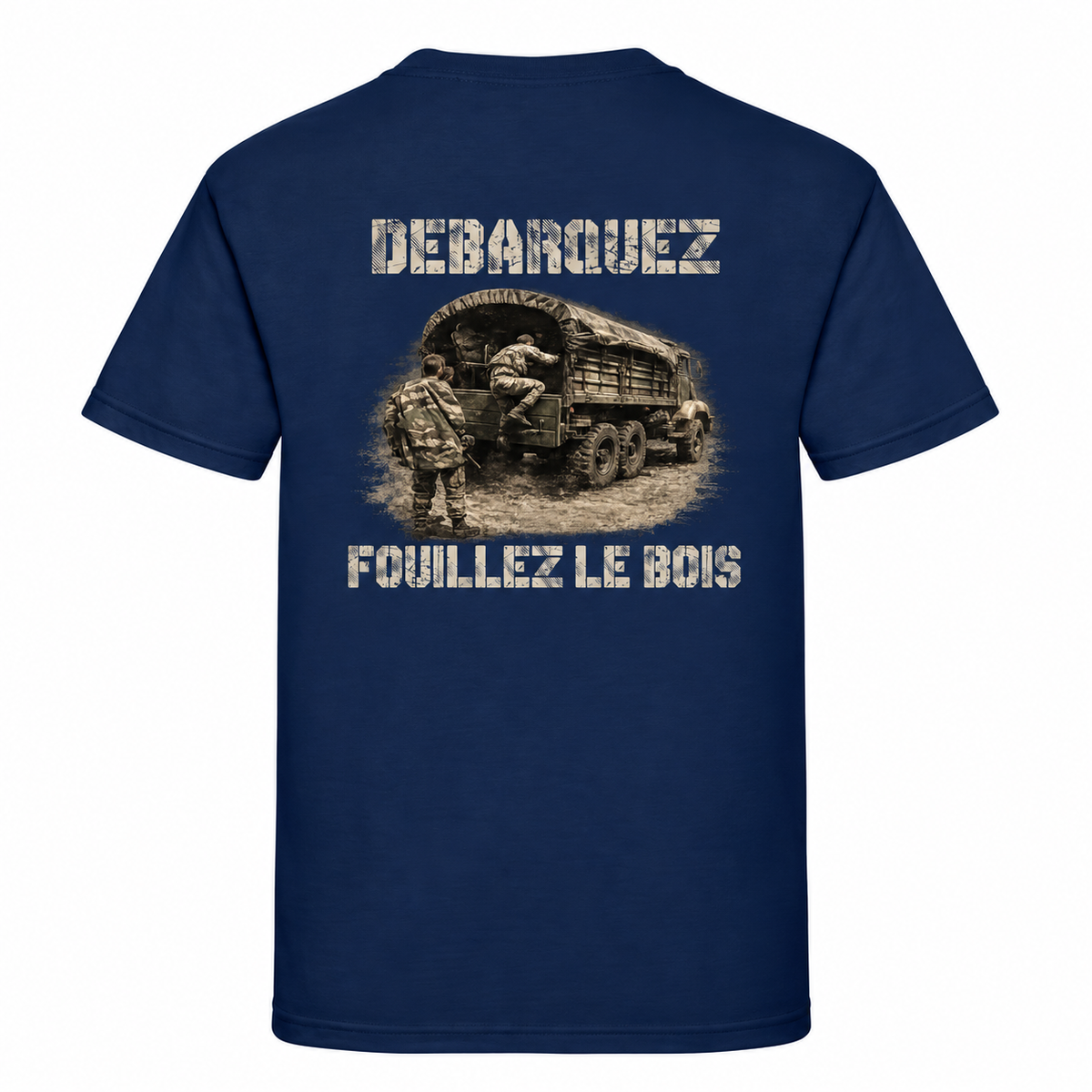 T-shirt homme Fouillez le bois - Esprit Mili