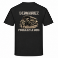 T-shirt homme Fouillez le bois - Esprit Mili