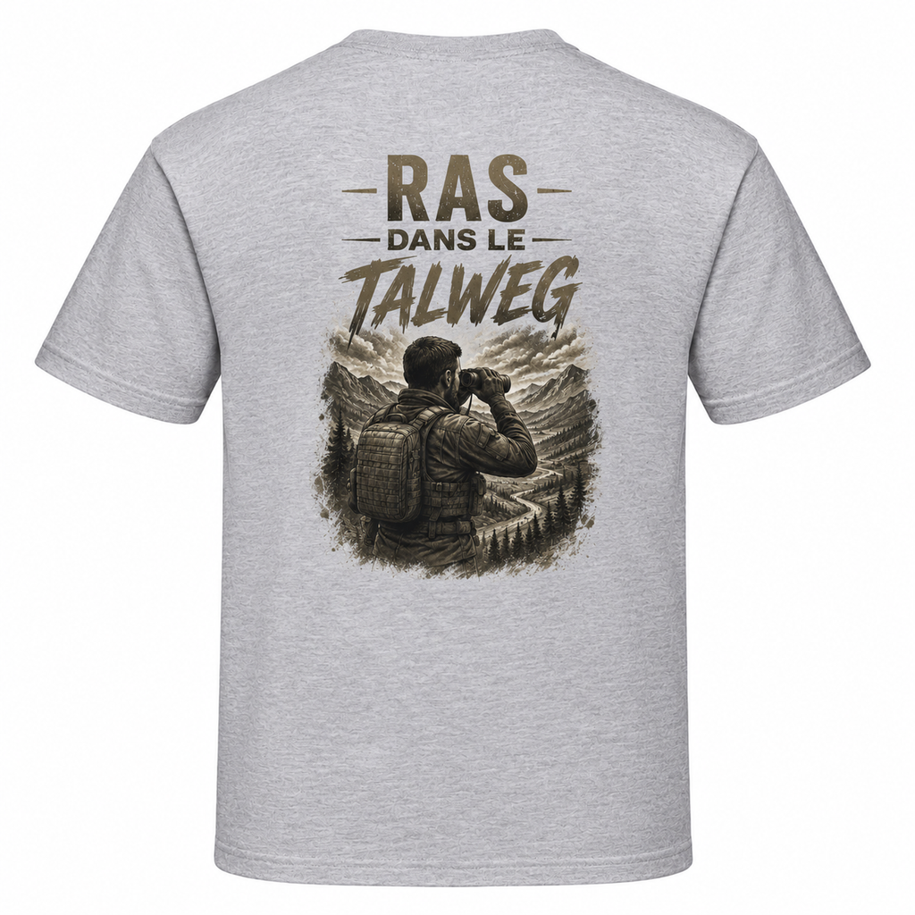 T-shirt homme RAS dans le Talweg - Esprit Mili