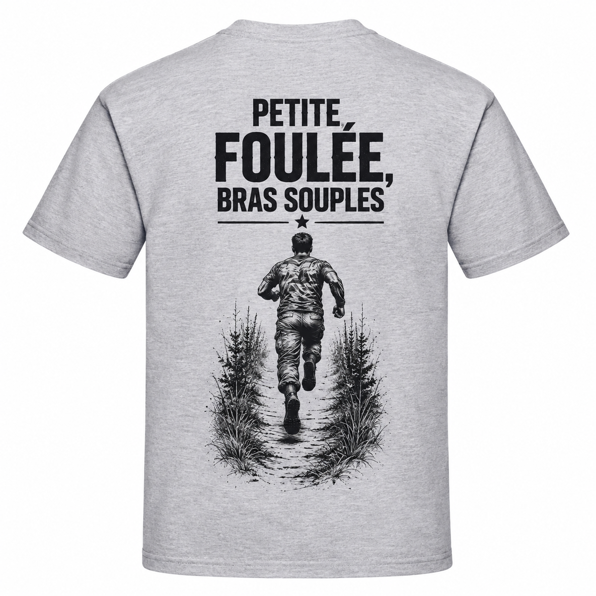T-shirt homme Petite foulée - Esprit mili