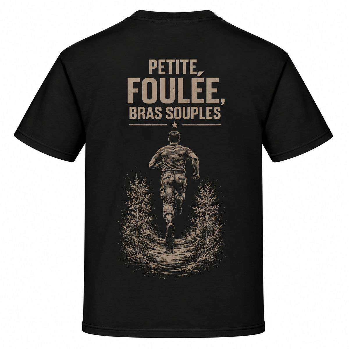 T-shirt homme Petite foulée - Esprit mili