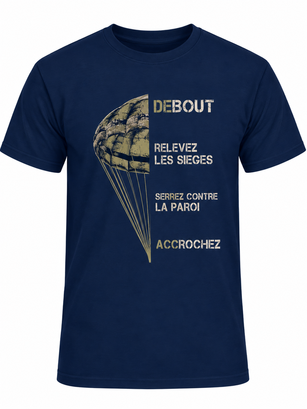 T-shirt homme parachute - Esprit mili