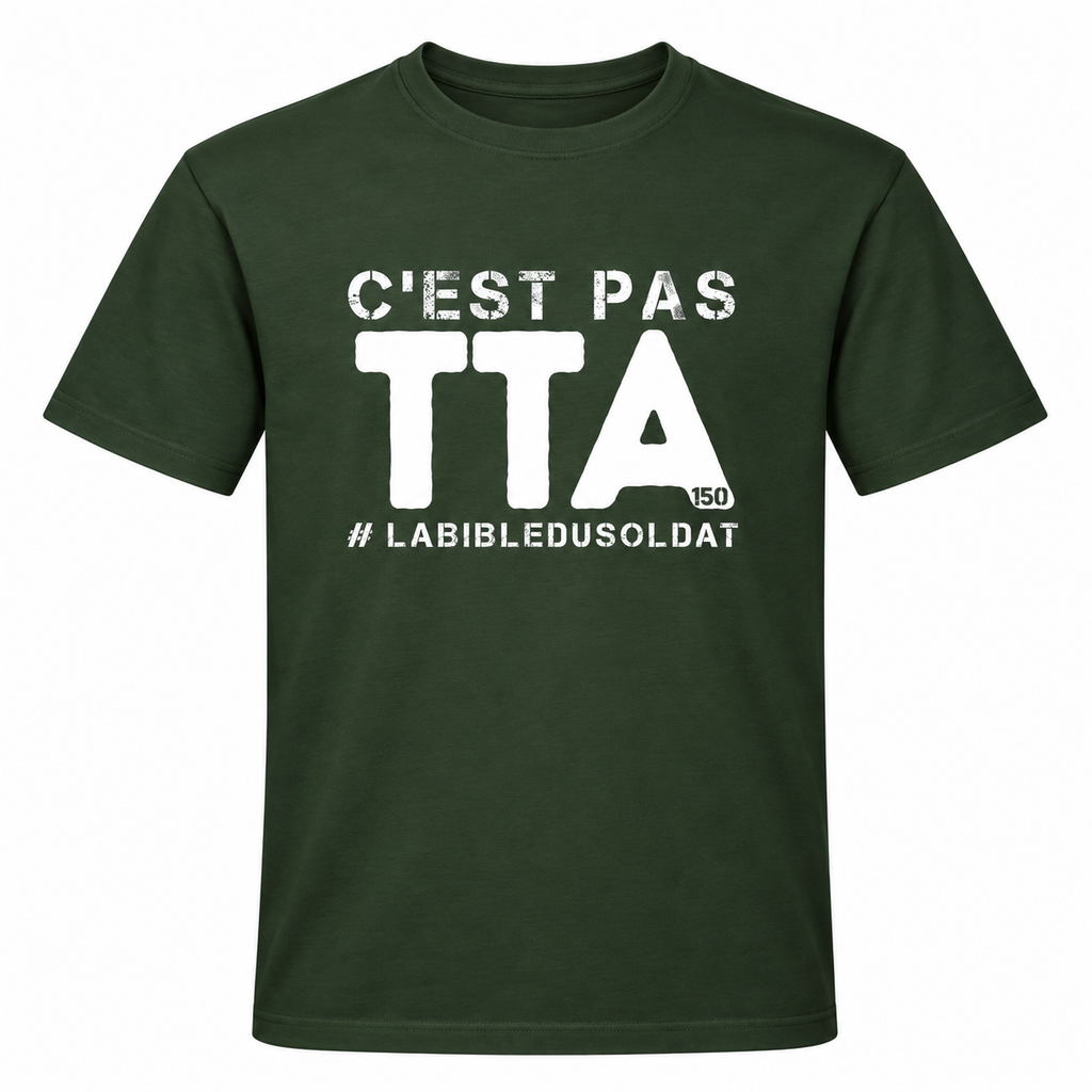 T-shirt homme C'est pas TTA - Esprit mili