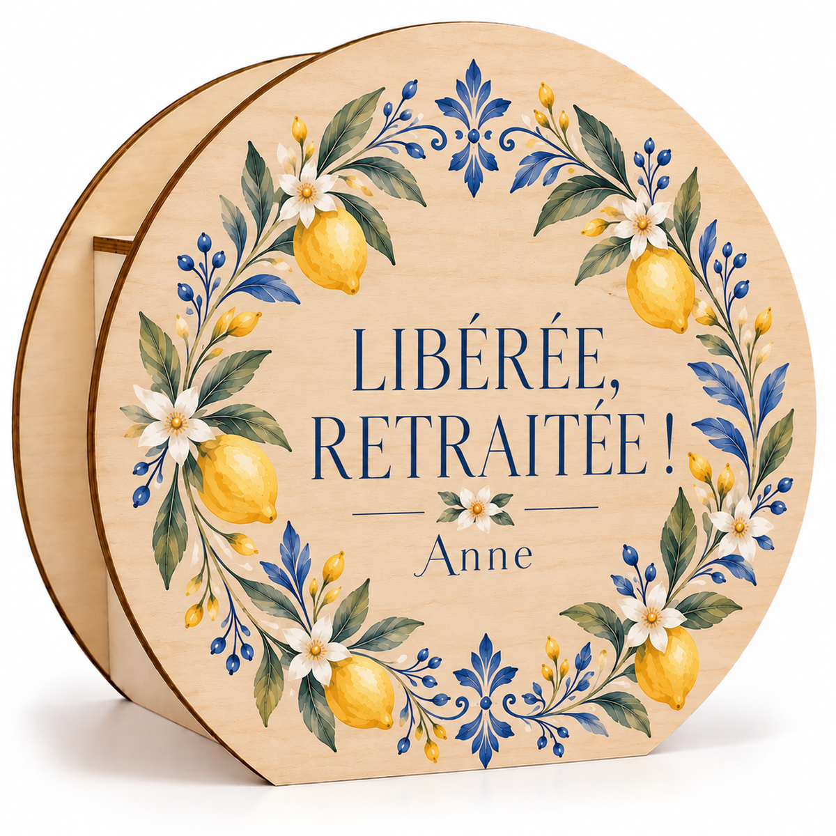 Urne bois et couleur