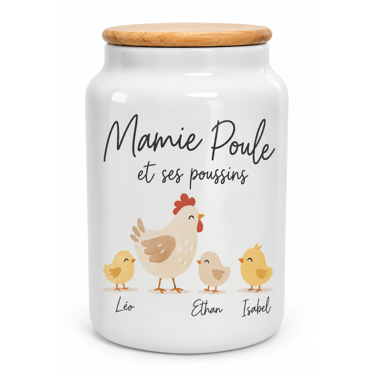 Pot à biscuits céramique personnalisé