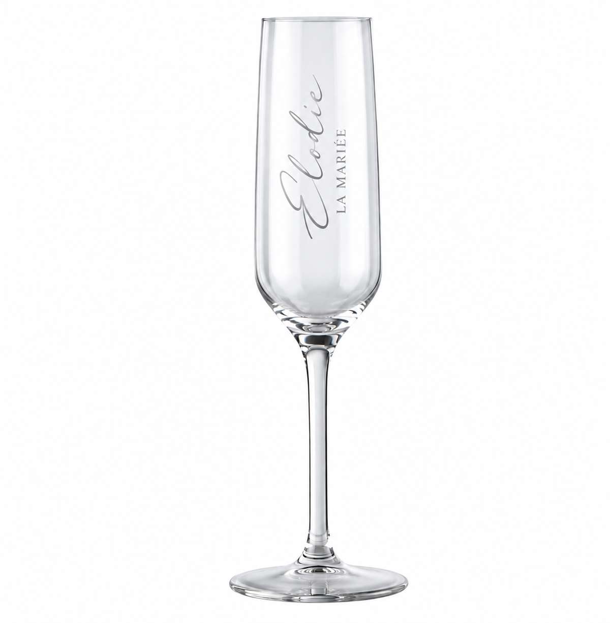 Flûte à champagne personnalisée