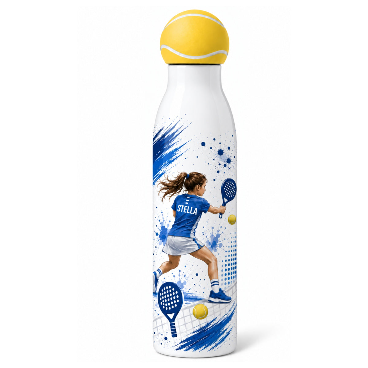 Gourde de sport personnalisée style aquarelle