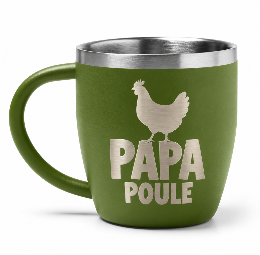 Tasse isotherme inox personnalisée