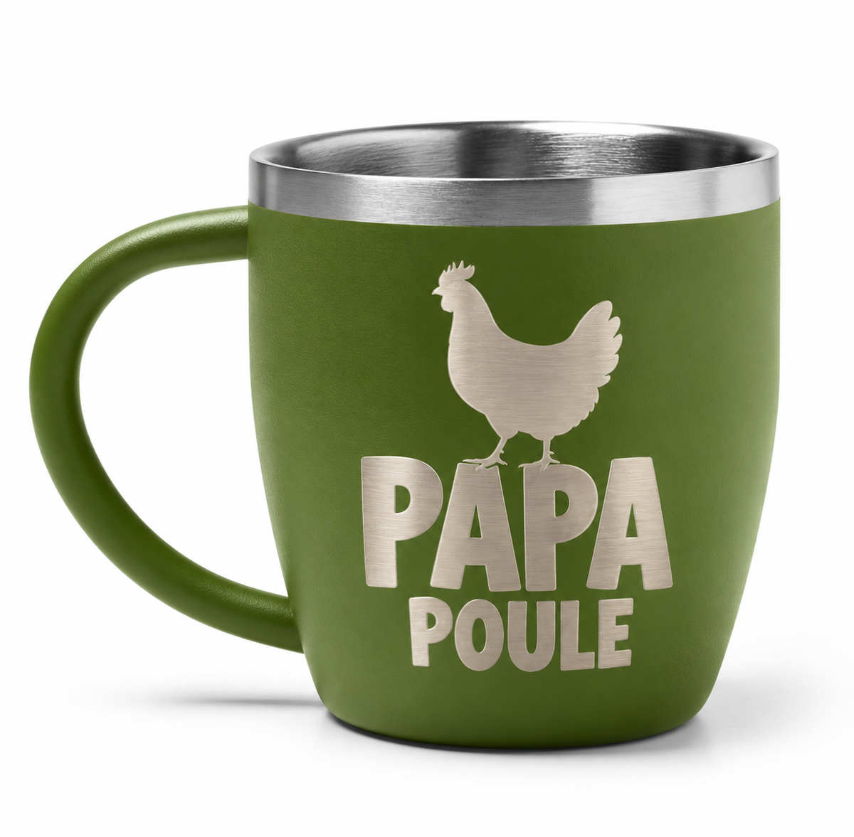 Tasse isotherme inox personnalisée