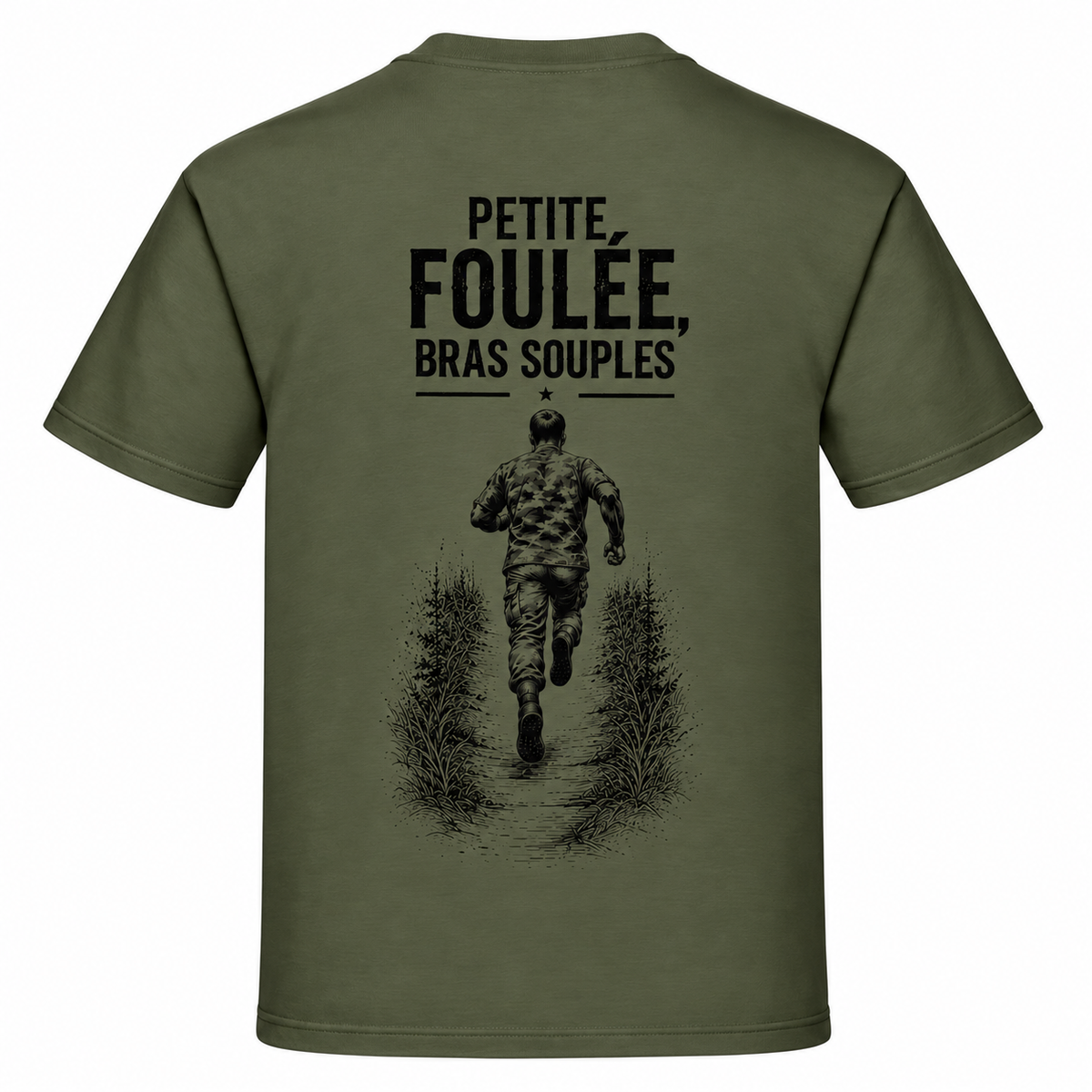 T-shirt homme Petite foulée - Esprit mili