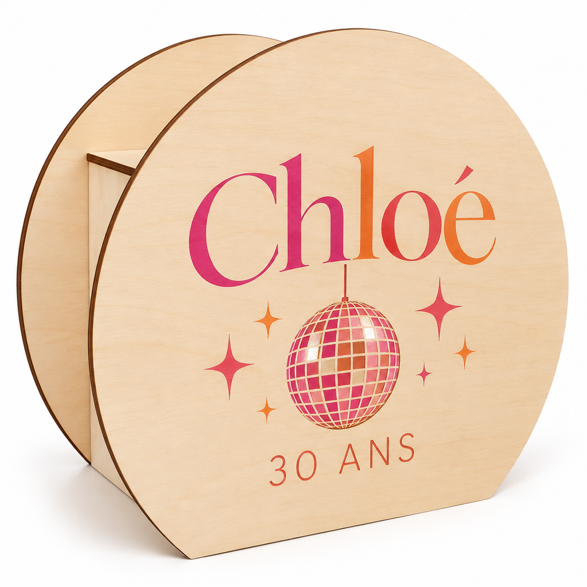 Urne bois et couleur