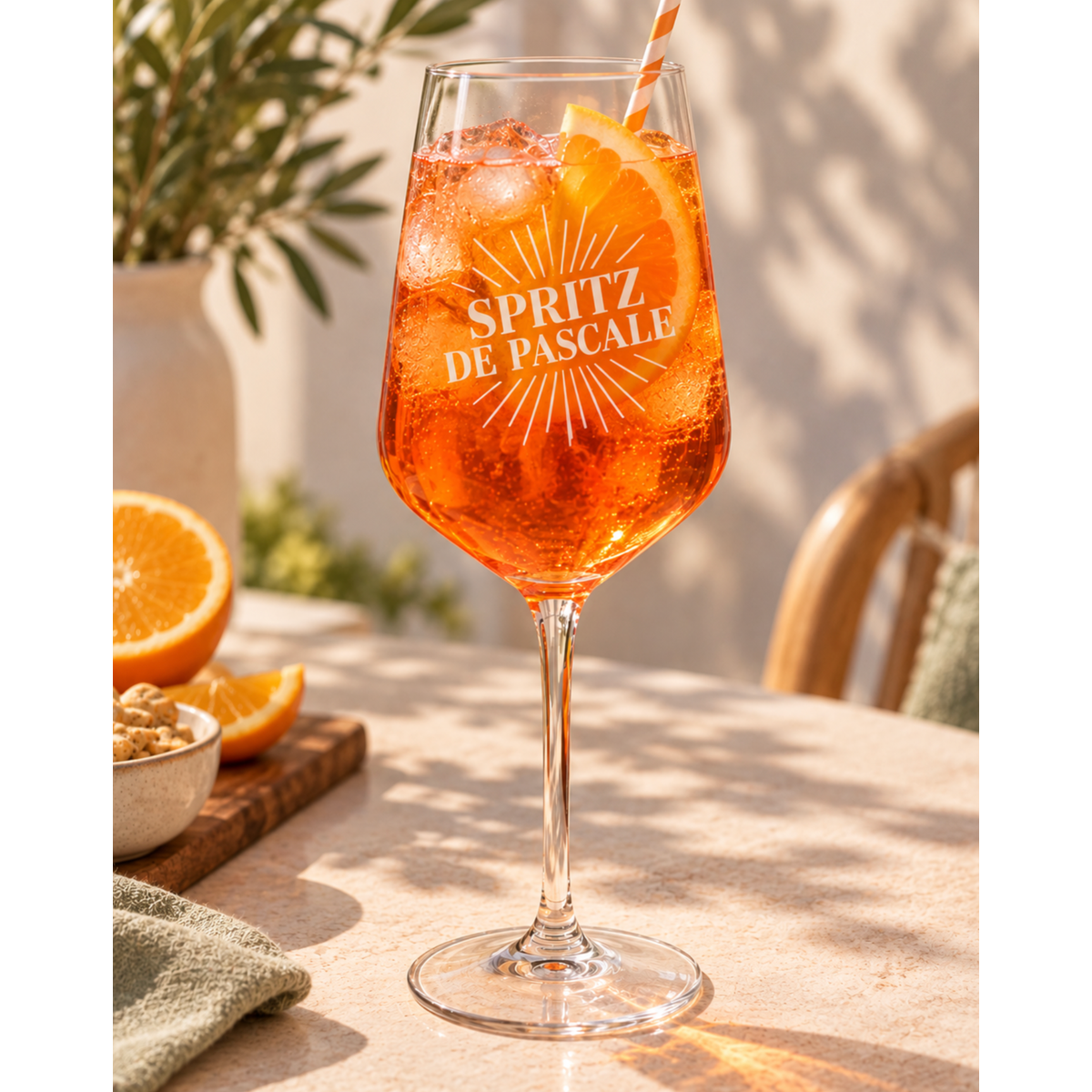 Verre à vin personnalisé